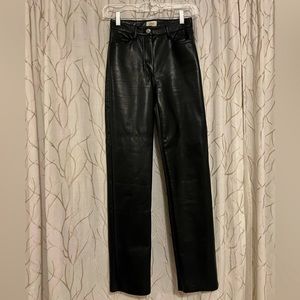 Aritzia leather pants